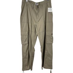 Arizona Size 13 Low Rise Straight Cargo Pant Juniors Khaki